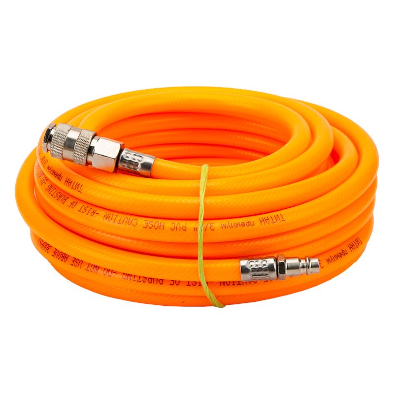 Шланг PVC оранжевый  воздушный с након. 10м 3/8