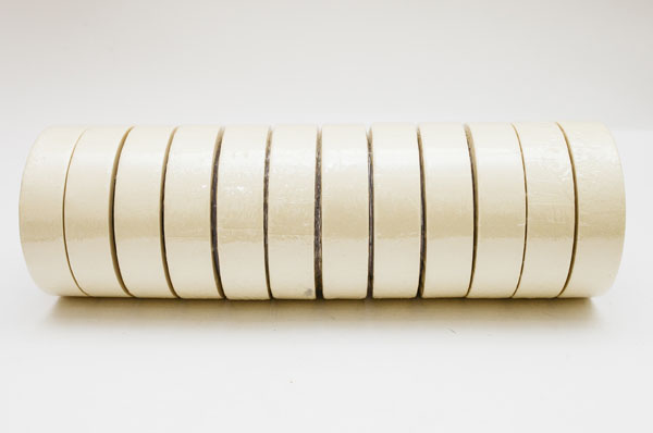 Скотч малярный 38мм*20М*1мм,бежевый, высокотемпературный 75 C