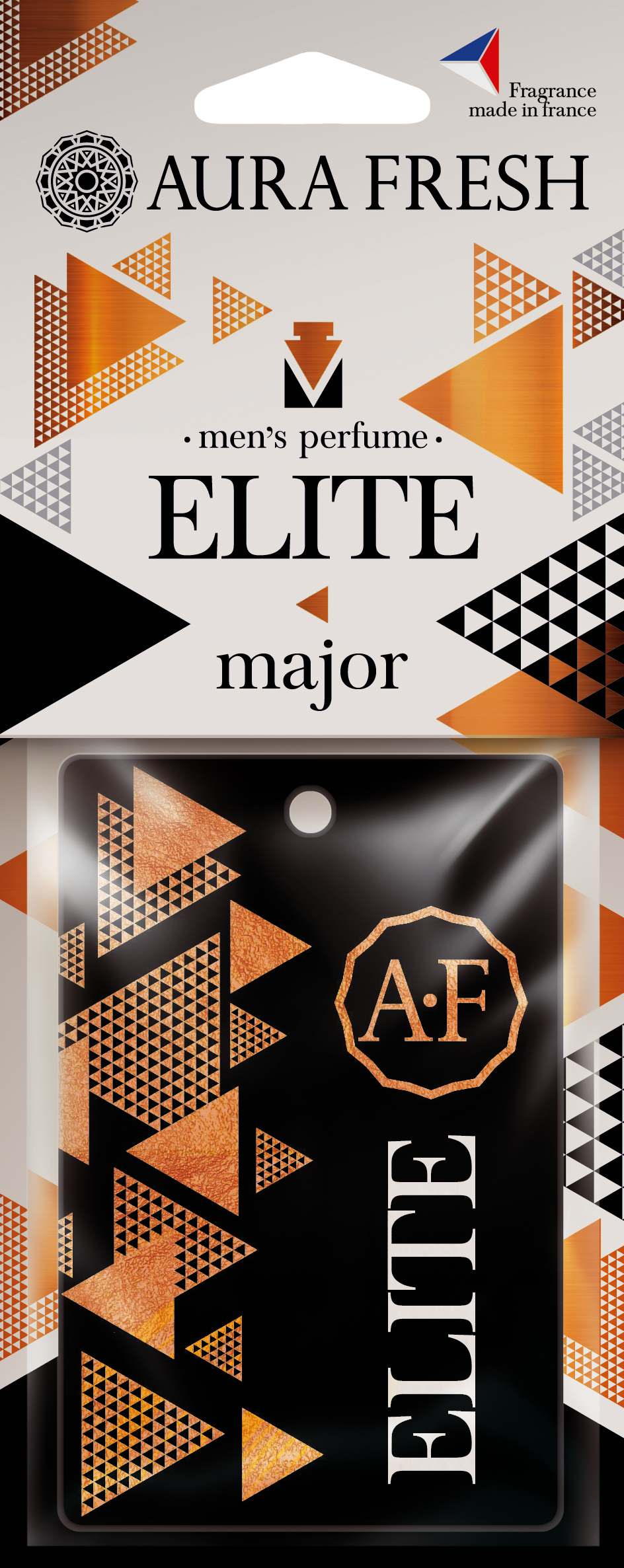 Освежитель  AURA FRESH ELITE CARD Major (картон)