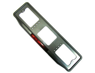 Катафот номера с подсветкой и стопом (СЕРЫЙ)