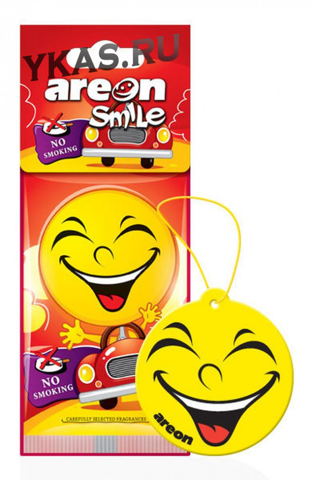 Освежитель  AREON сух "SMILE RING" не курить