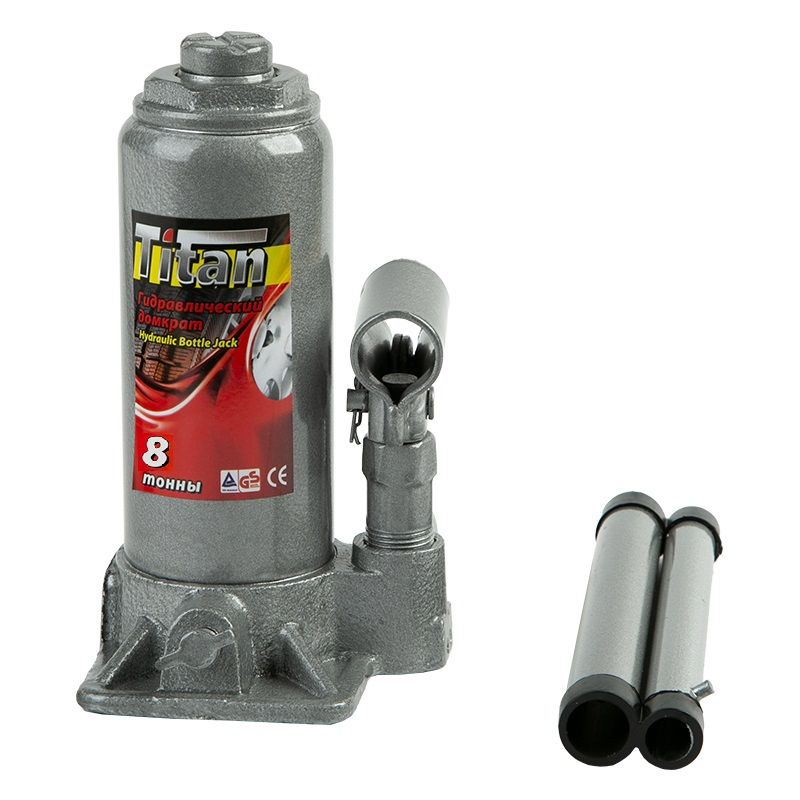 Домкрат гидрав.  8 тонн Титан (205-390мм)