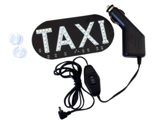 Знак ТАКСИ ТА-1045L -WCLбелый  3 х функц.
