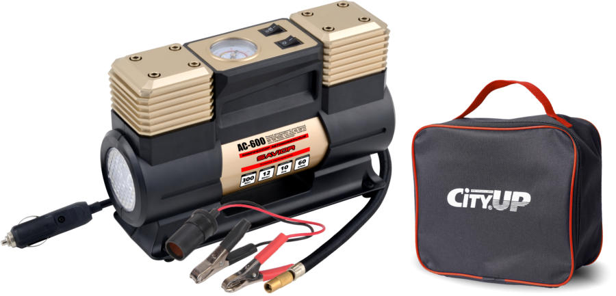 Компрессор Торнадо  АС-600 двухцилиндр. 300W 60л/мин Сити-АП