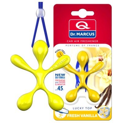 Освежитель Dr.Marcus подвеска "Lucky Top"  Fresh vanilla (14)														
