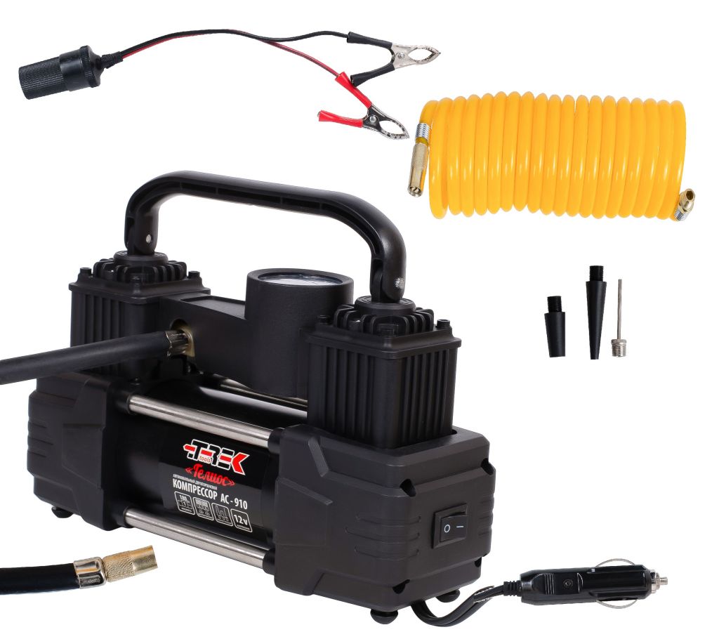 Компрессор ТРЕК 910 " Гелиос" двухцилиндровый 75 л/мин